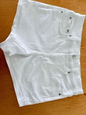 J. Crew White Denim Shorts - Classic Five-Pocket Style